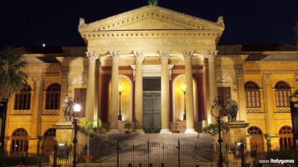 Palermo Sicily Italy Teatro Massimo theater