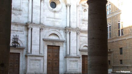 Pienza Tuscany Italy cathedral