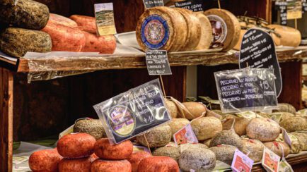 Pienza Tuscany Italy cheese pecorino tasting