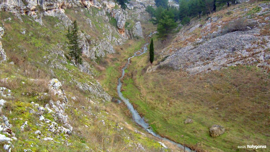 Gravina in Puglia Apulia Italy river